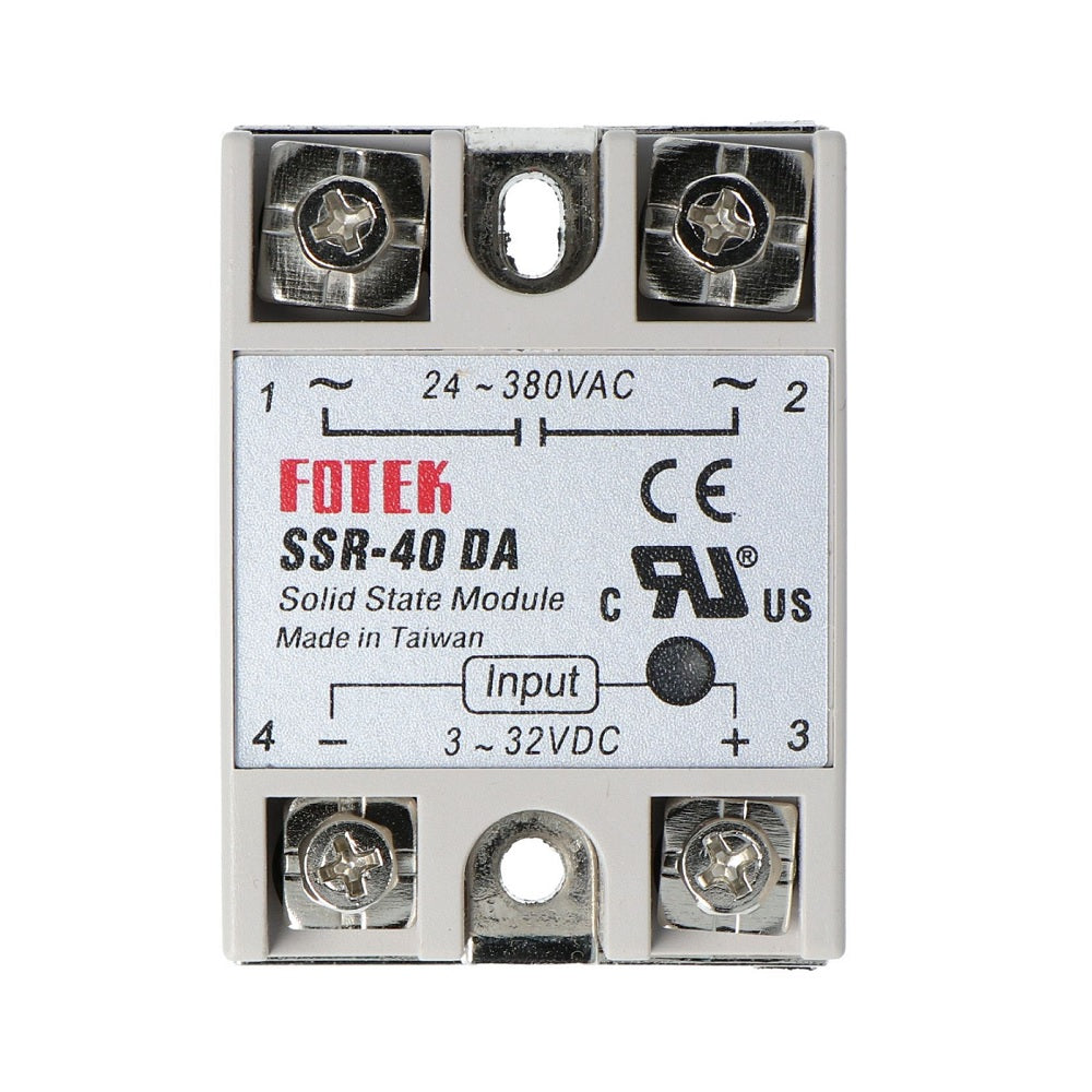 SSR-40DA Solid State Relay Module 3-32VDC/24-380VAC 40A