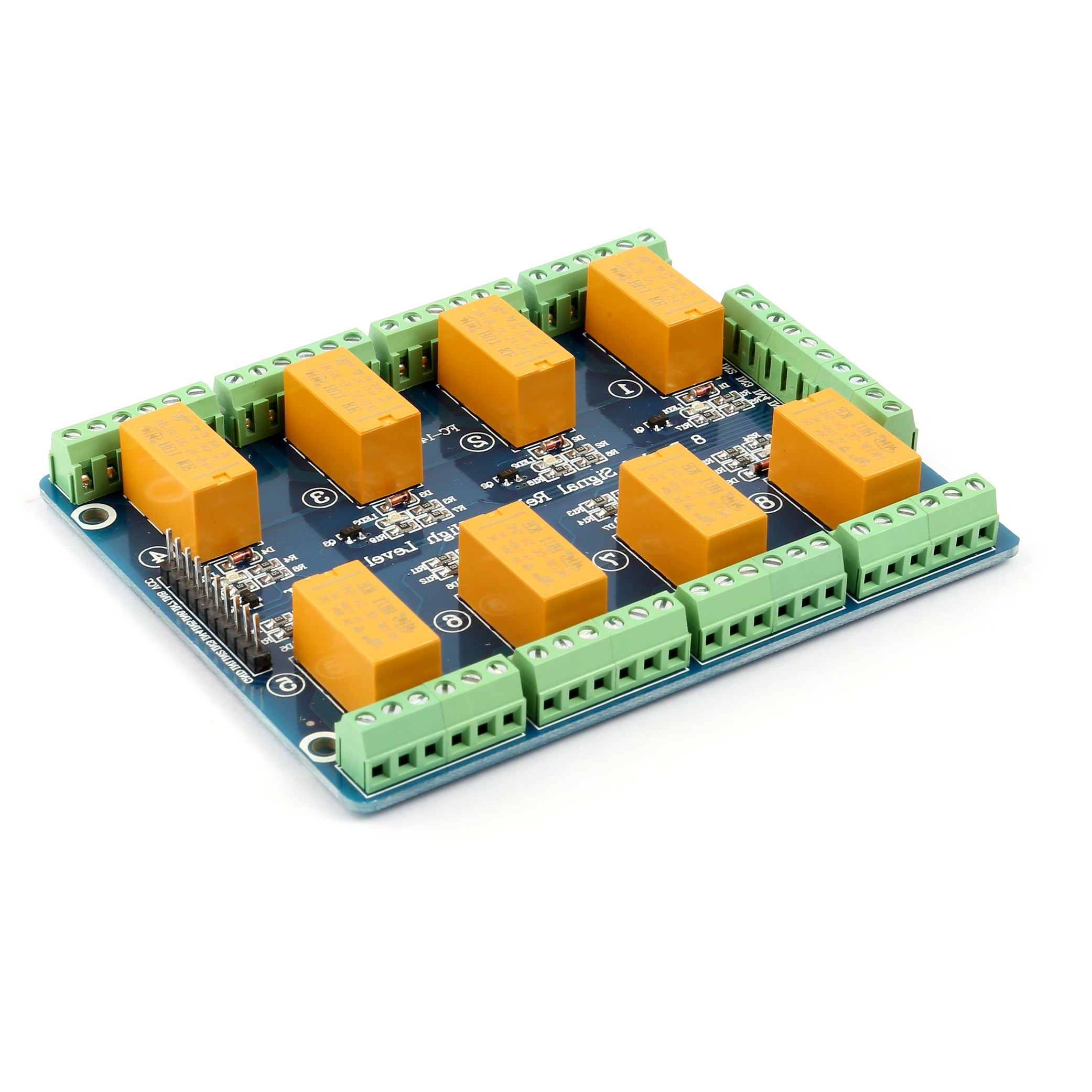 8 Channel 5V DC High Level Trigger Control Relay Module