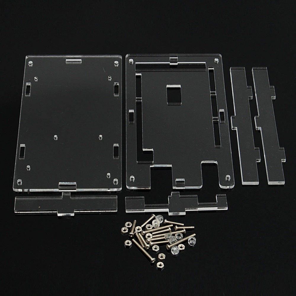 Transparent Acrylic Glossy Case Enclosure Box For Arduino Mega 2560 R3