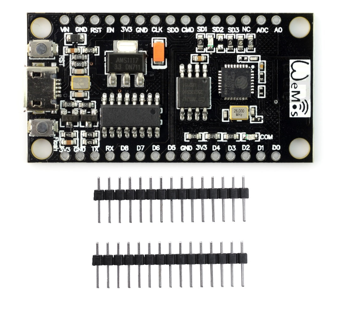 NodeMCU V3 WIFI module integration of ESP8266 + extra memory 32M flash, USB-serial CH340G