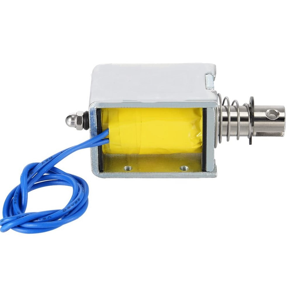 12V 1A 12W Push Pull Type Open Frame Solenoid Electromagnet