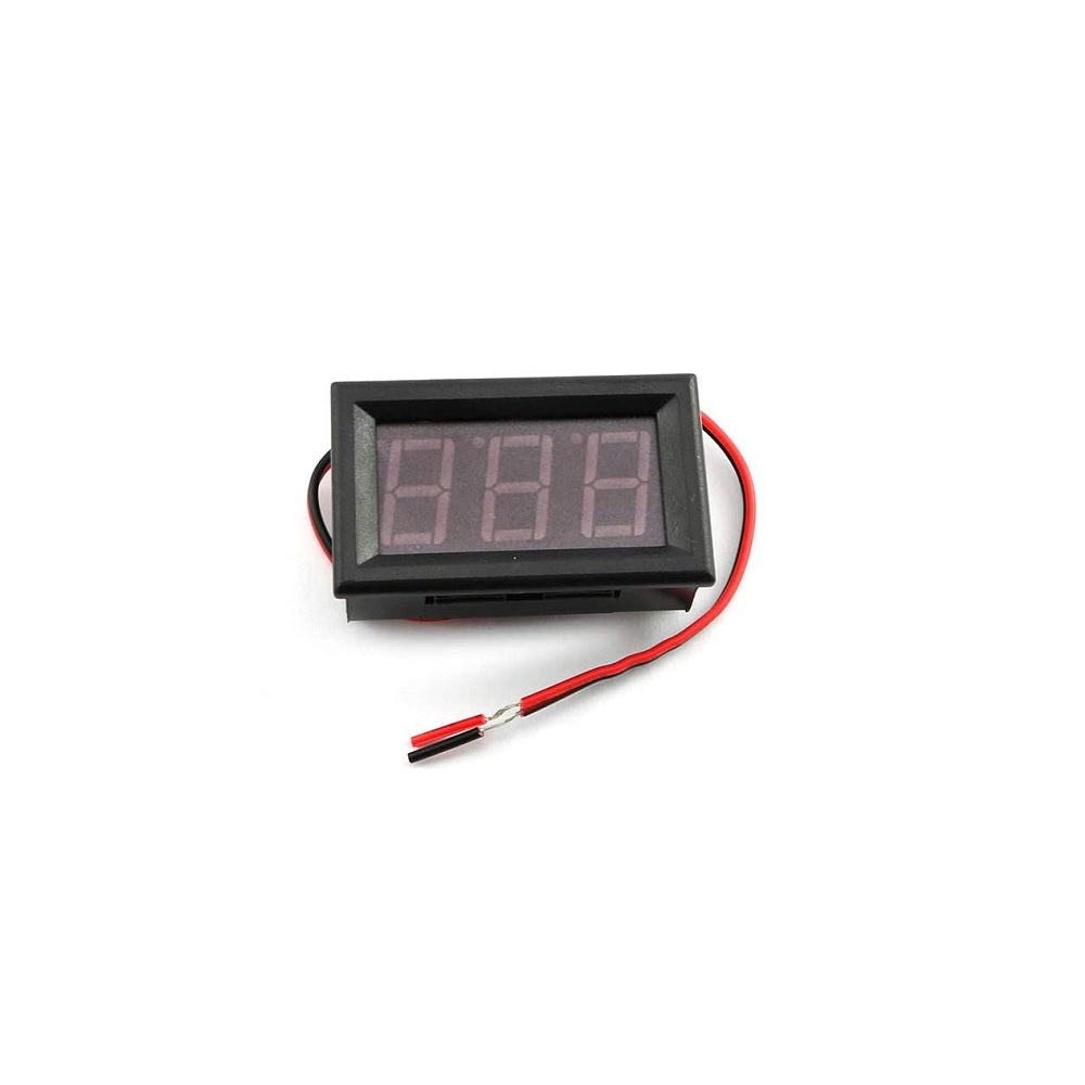 AC 70V-500V Mini Digital Voltmeter 2-Wire LED Display Panel Voltage Test Meter
