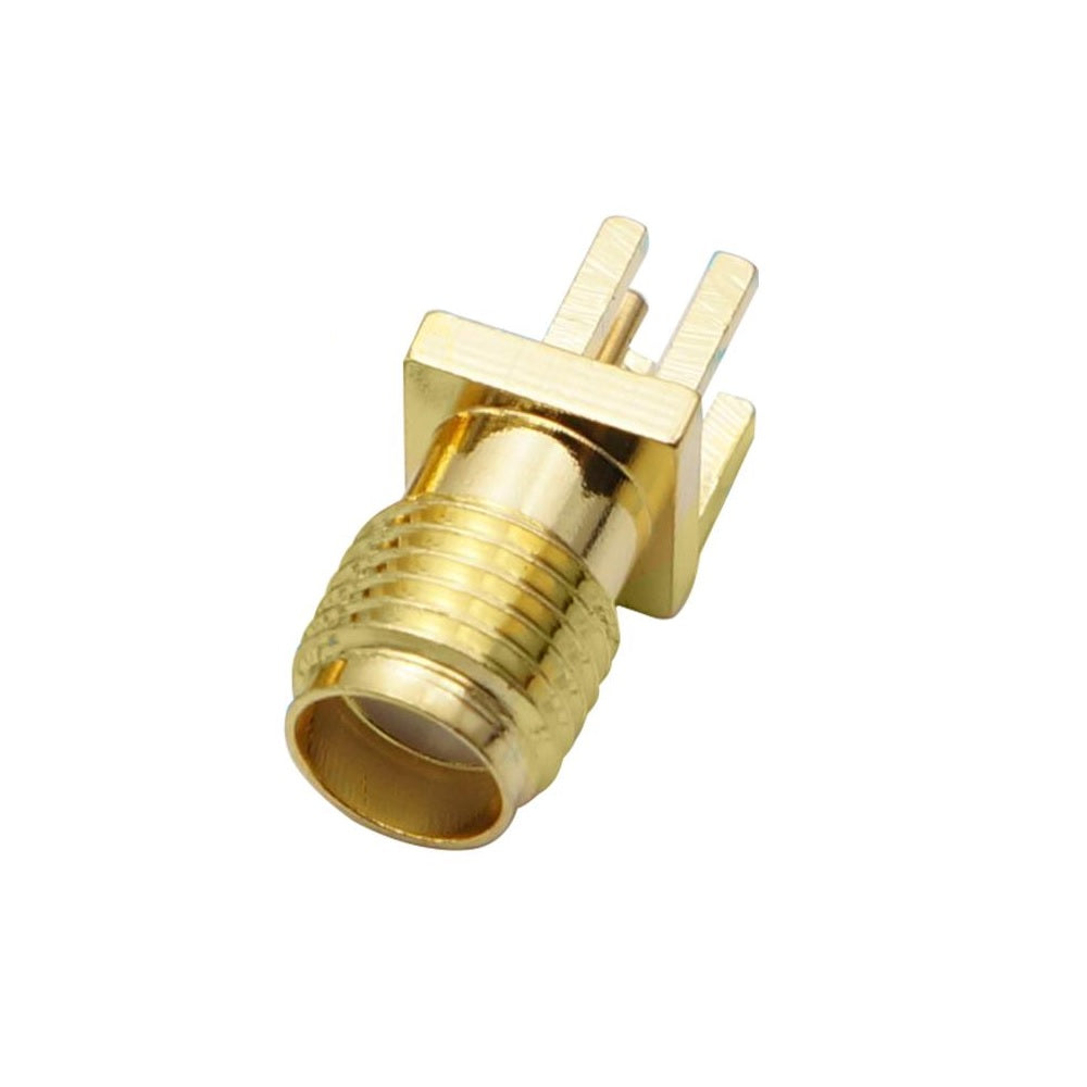 SMA Female Straight Edge PCB Mount Connector for 1.6mm PCB