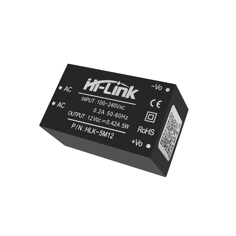 HLK-5M12 Hi-Link Original Single Output AC/DC 220V 12V 5W Power Supply Module