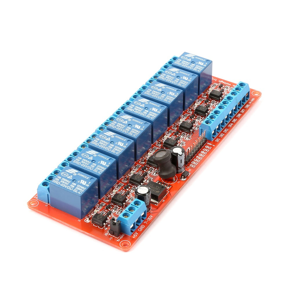 8 Channel 5V DC Wide Voltage Trigger Relay Module