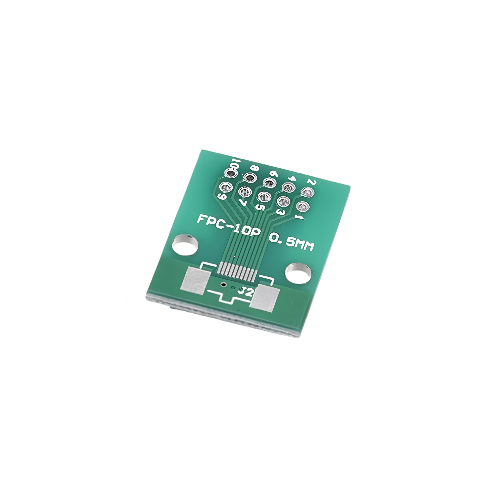 10 Pin 1mm FFC / FPC Adapter Board With Soldered Connector