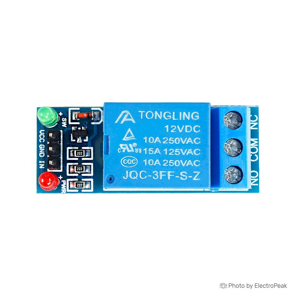 1 Channel 12V Relay Module with Optocoupler