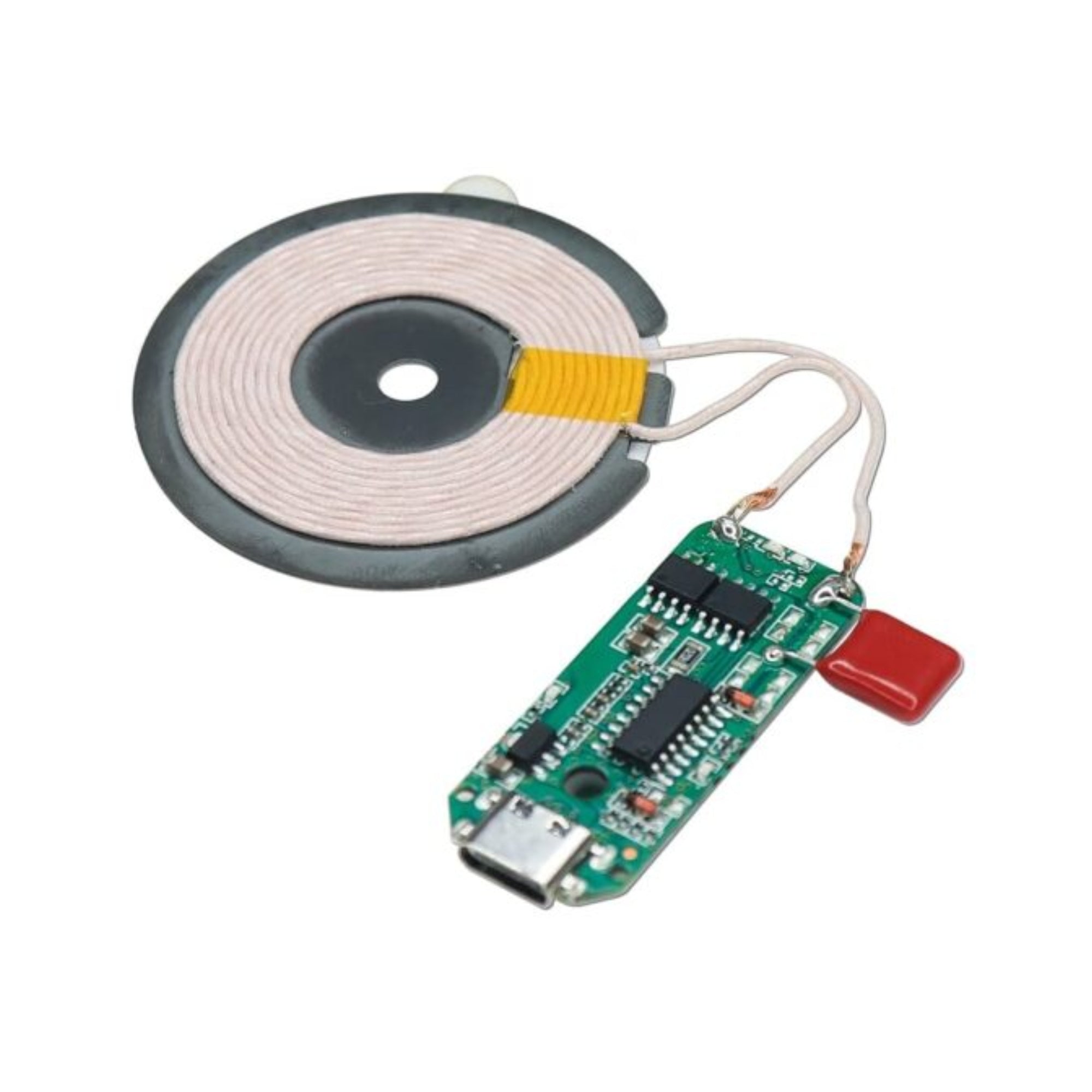 5V DC Qi Fast Wireless Charging Transmitter Module 15W with Coil Type-C