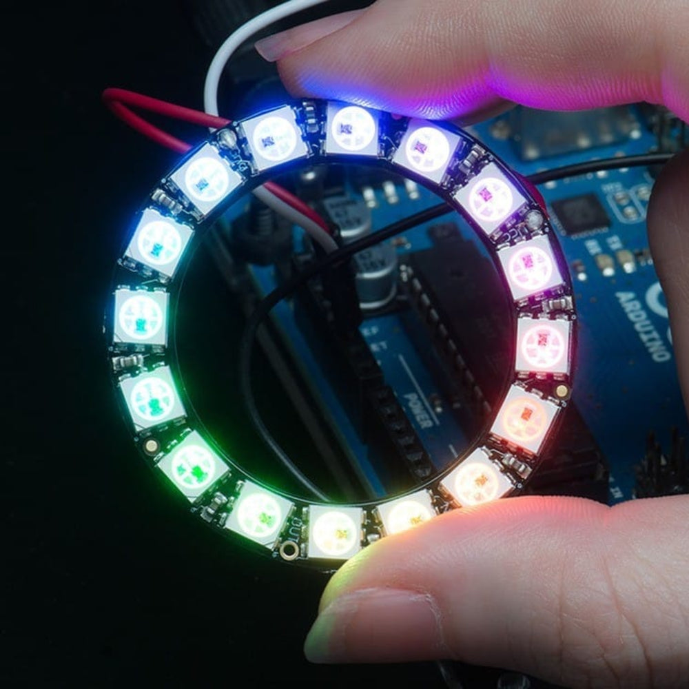 16 x WS2812 Round RGB LED Module