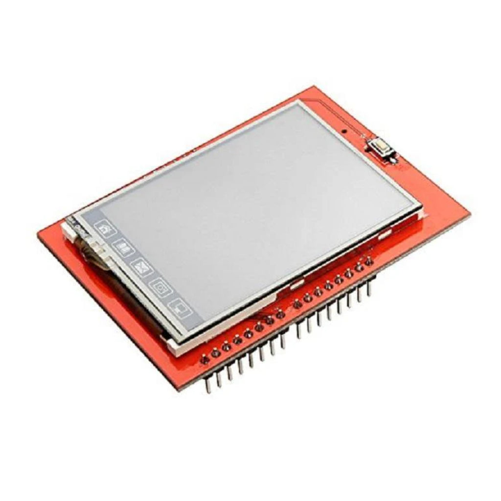 Arduino Display Screen Tft Red 2.4″ Inch Touch Screen TFT Display Shield for Arduino UNO Mega