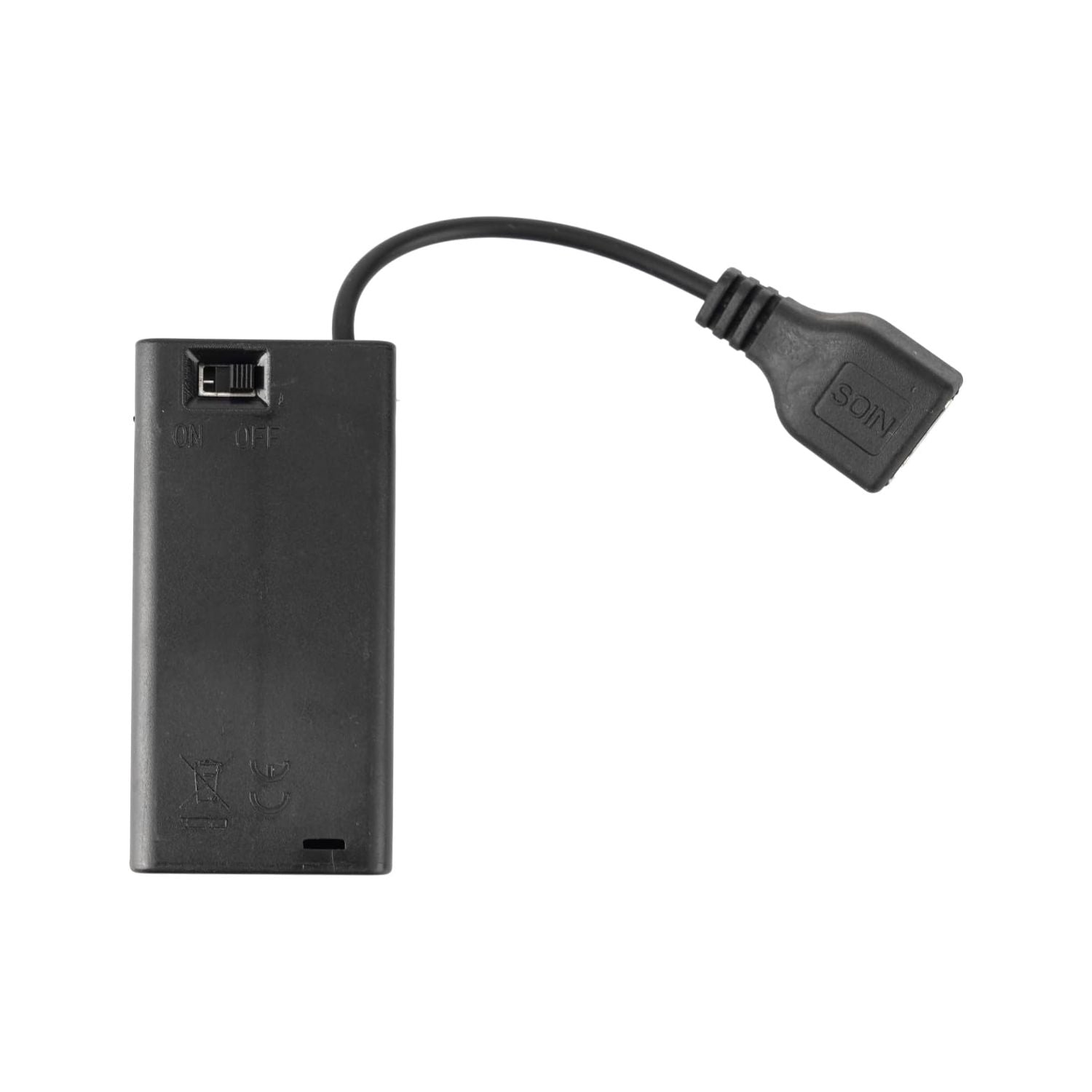 2xAA Battery Holder with USB Connector