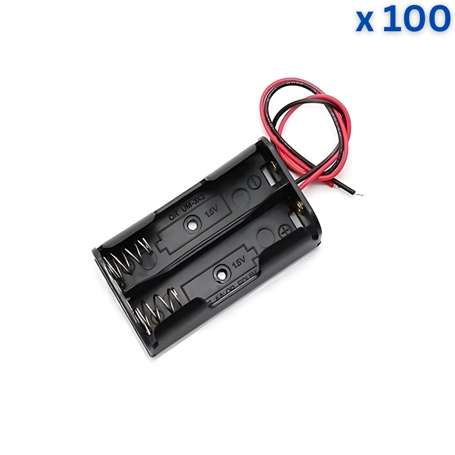 2xAA Parallel Battery Holder