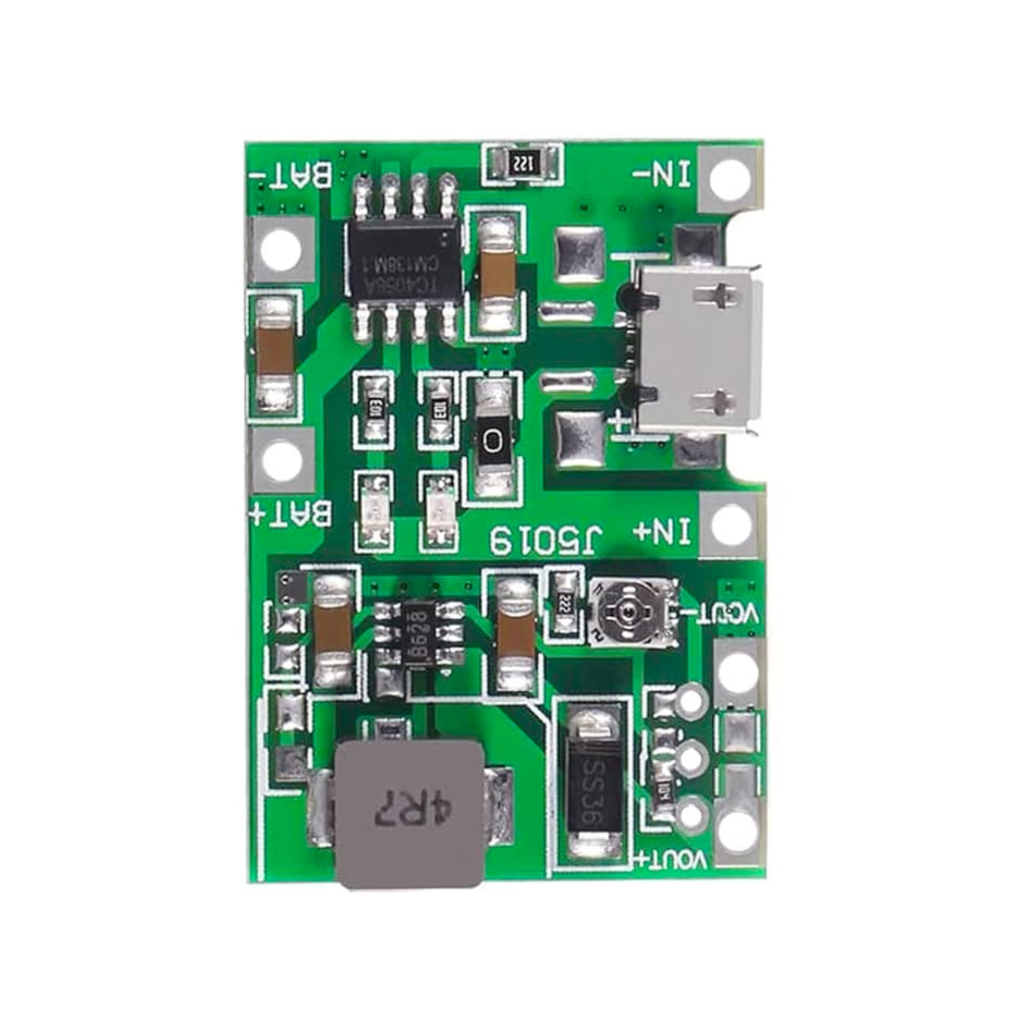TP4056 18650 3.7V 4.2V Battery Charging Module with Integrated DC Boost Converter Module