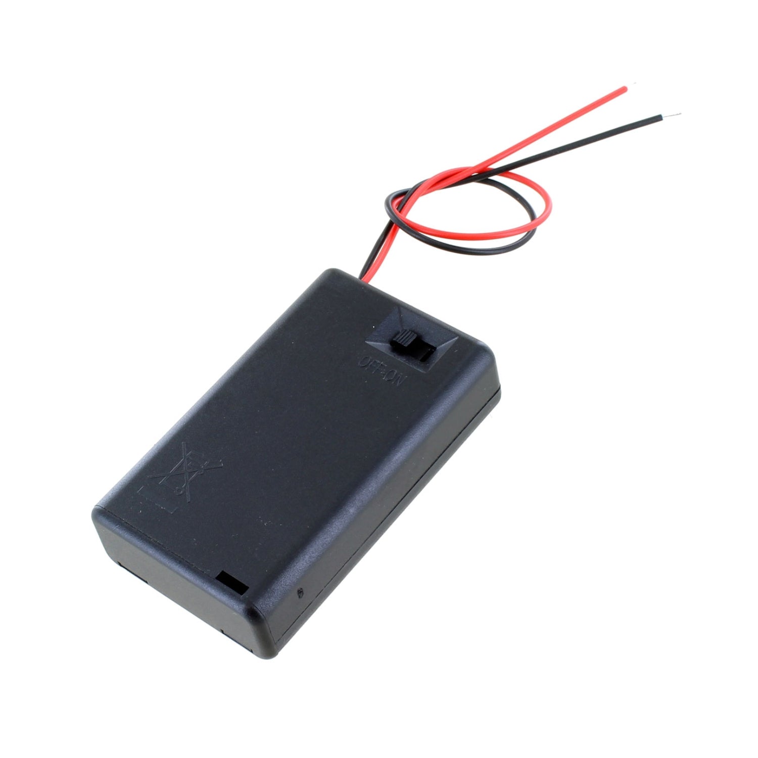 3xAAA Battery Holder With Cover