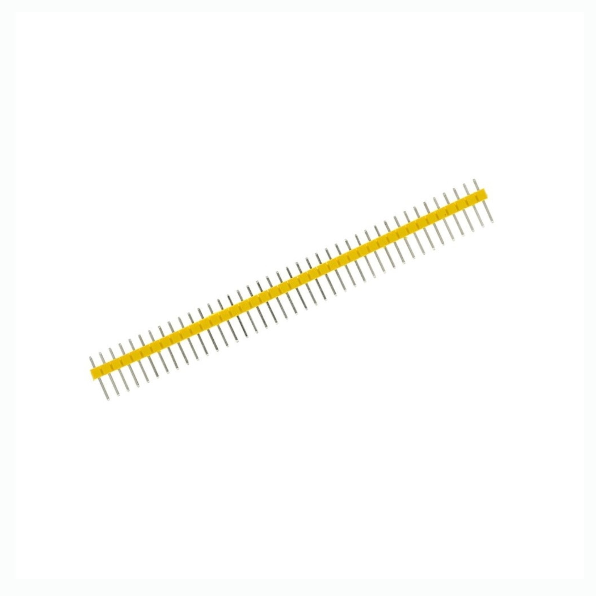 40X1 10mm 2.54mm Male Pin Header - Yellow