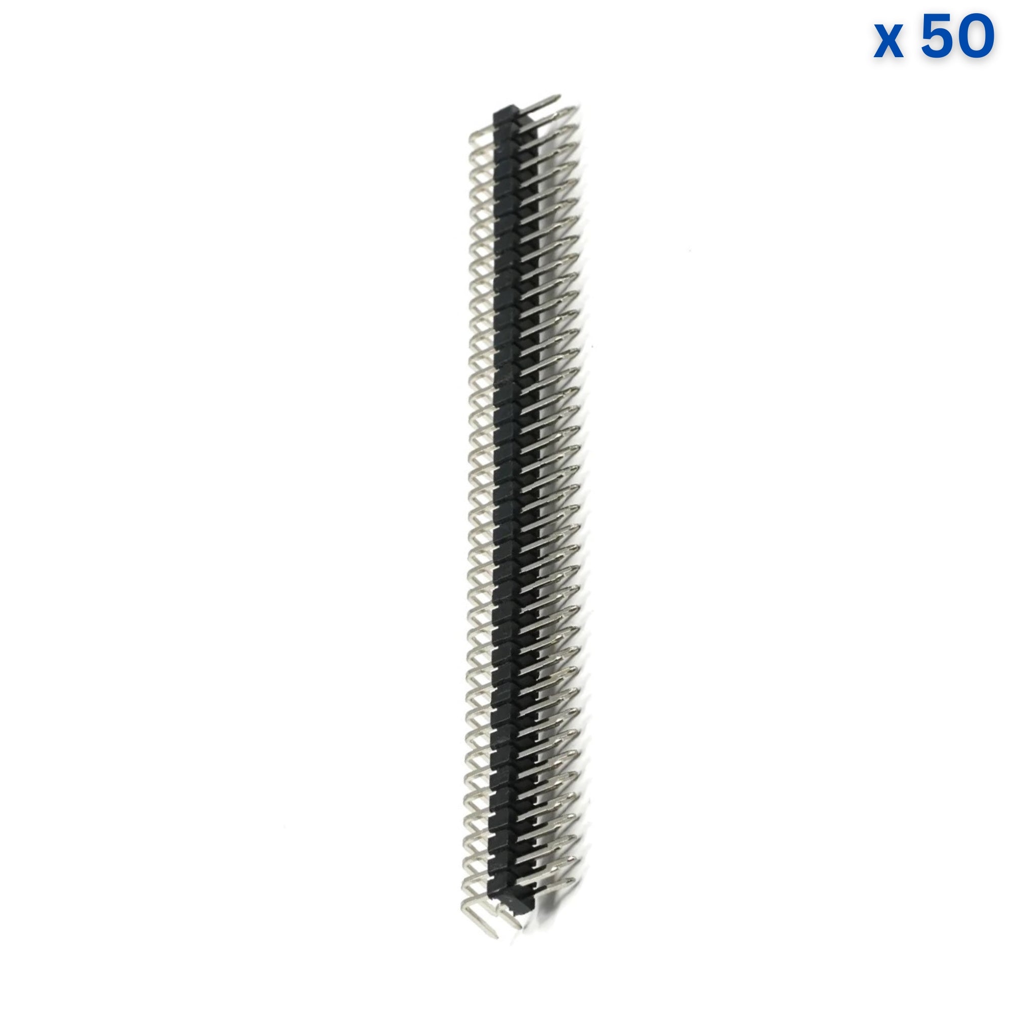 40x2 10mm 2.54mm Pitch Right Angle Male Pin Header