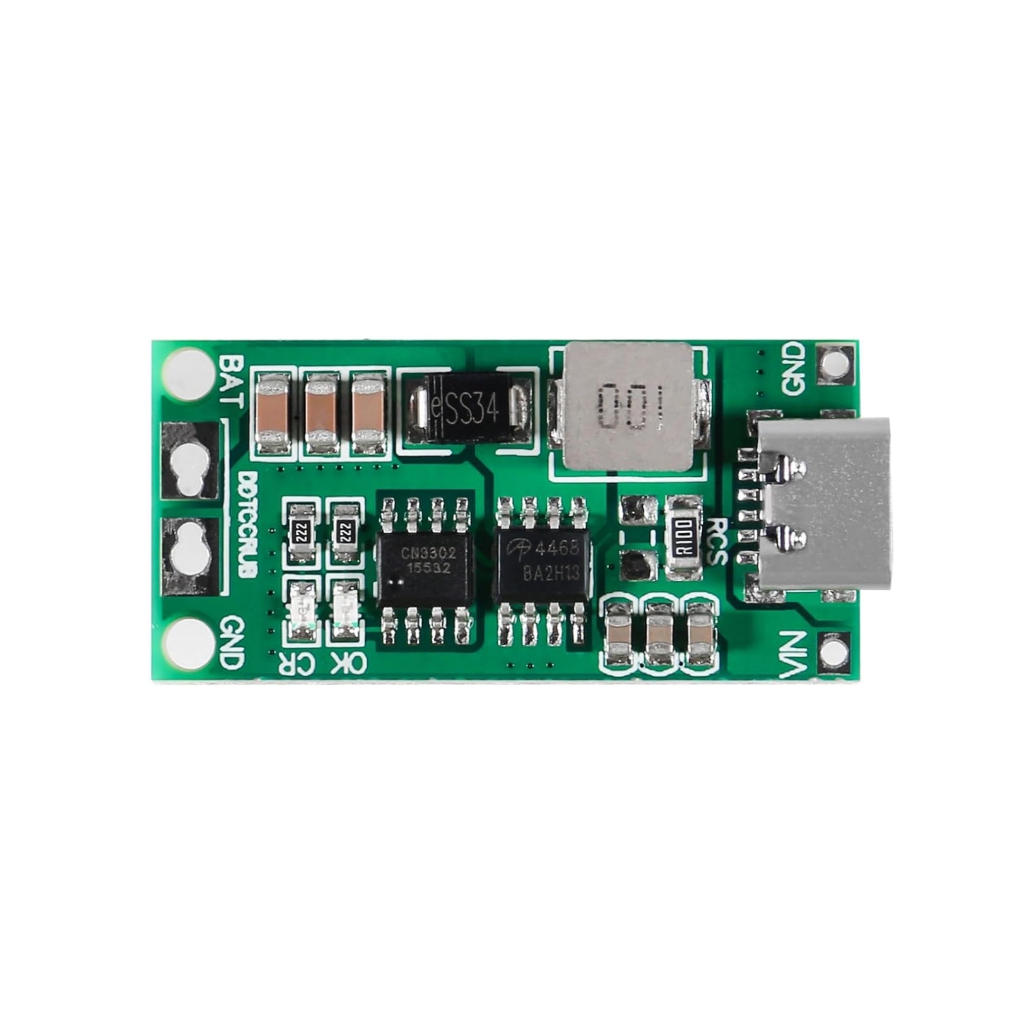 4S 16.8V 2A 18650 Lithium Battery Charger Module Type C