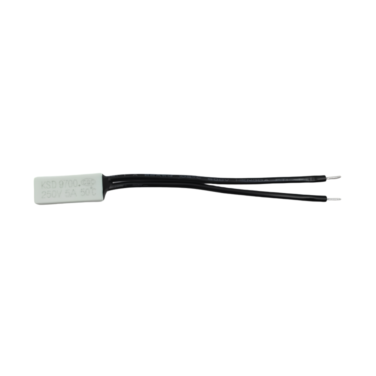 KSD9700 NC Thermal Switch – 50°C, 250V 5A Ceramic Thermostat