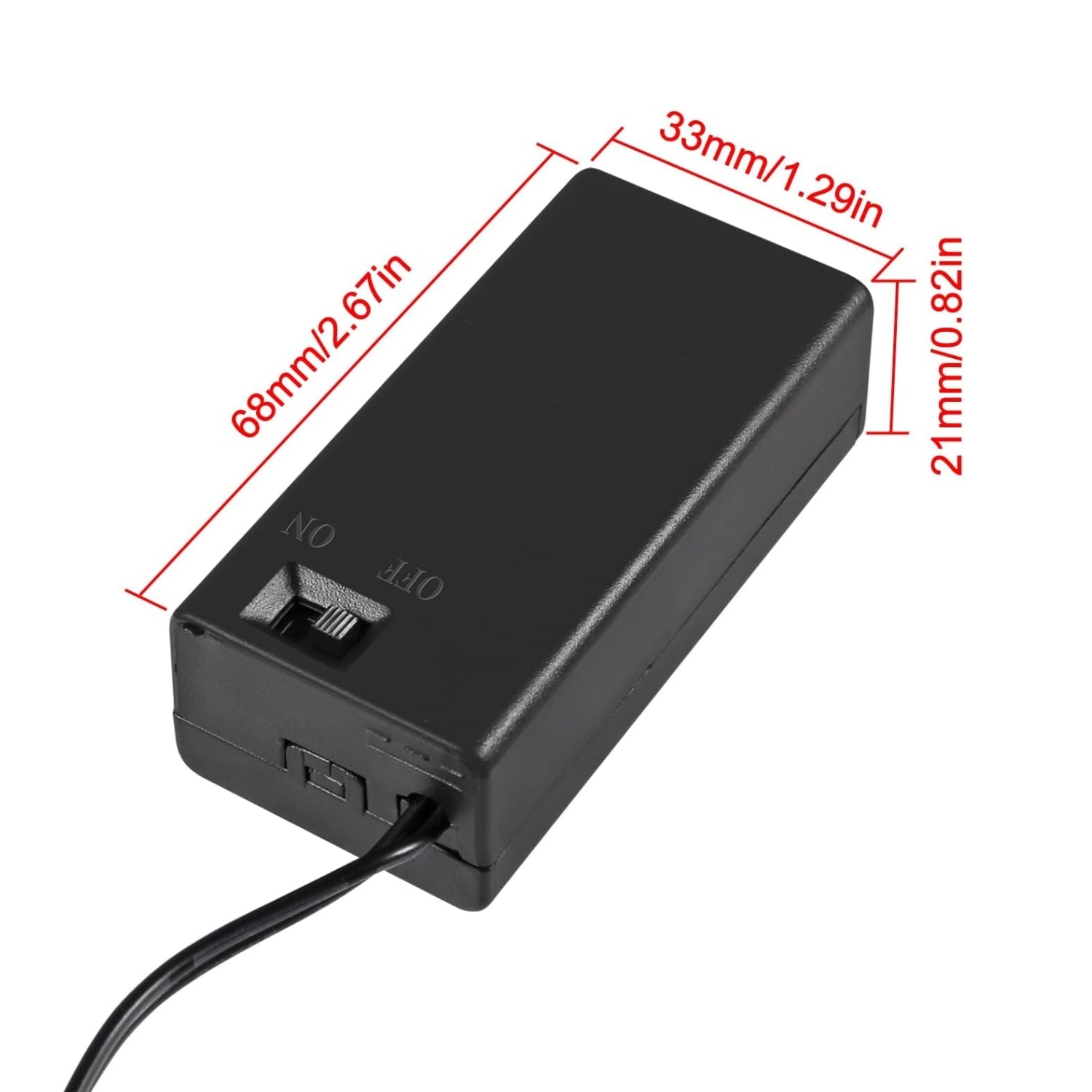 6F22M 9V Cover With DC Pin Battery Holder