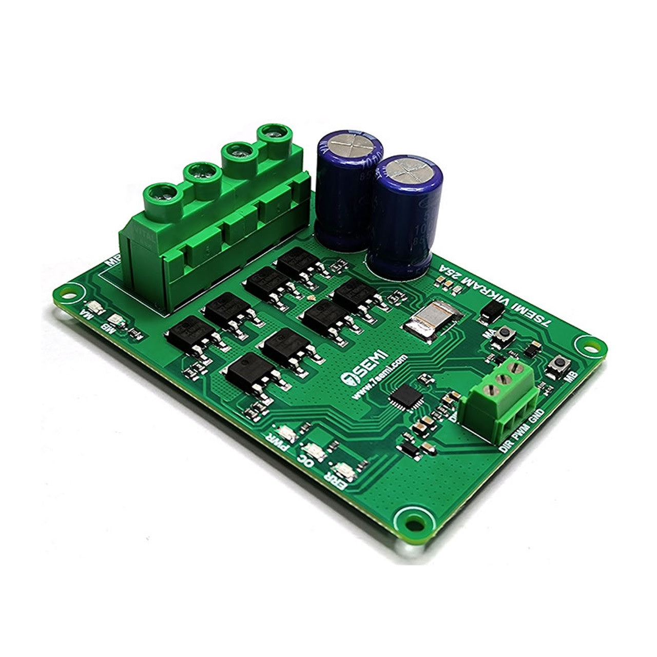 7Semi 25A 6-30V Single Channel DC Motor Driver - Vikram-3025