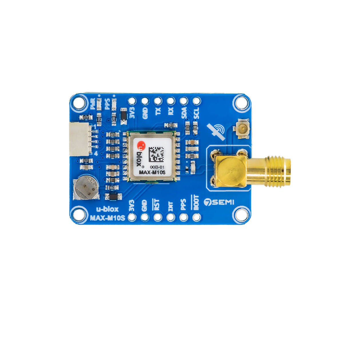 7Semi MAX-M10S Precision GNSS Modem, Industrial Grade