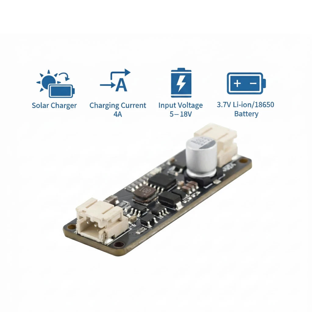 7Semi Solar Charger Module for 3.7V Single Cell Li-ion Battery - CN3791 MPPT