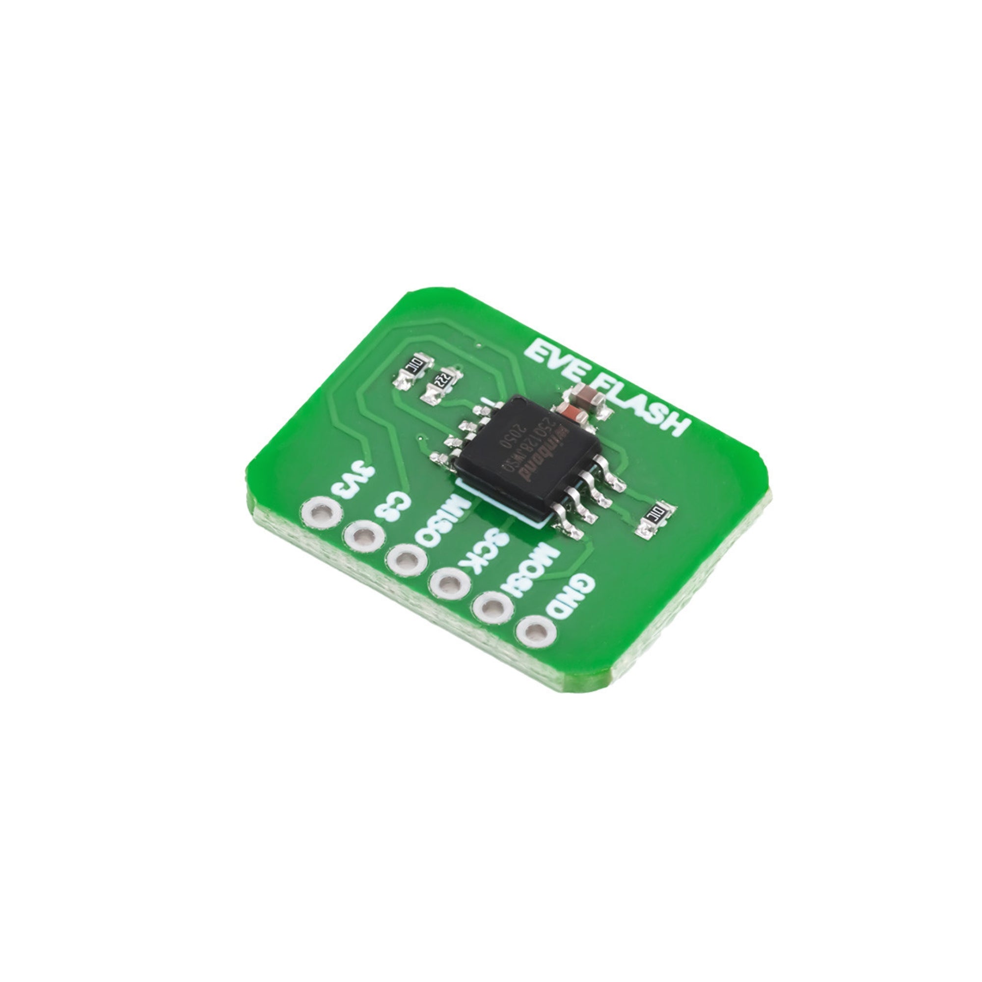 7Semi 128Mbit Serial Flash Memory SPI Breakout - W25Q128JWSIQ