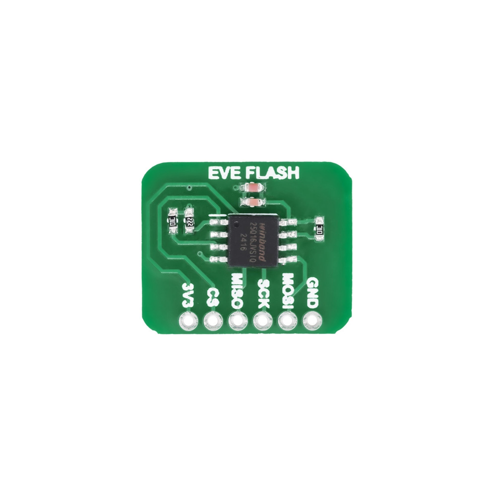 7Semi 16Mbit Serial Flash Memory SPI Breakout - W25Q16JVSSIQ