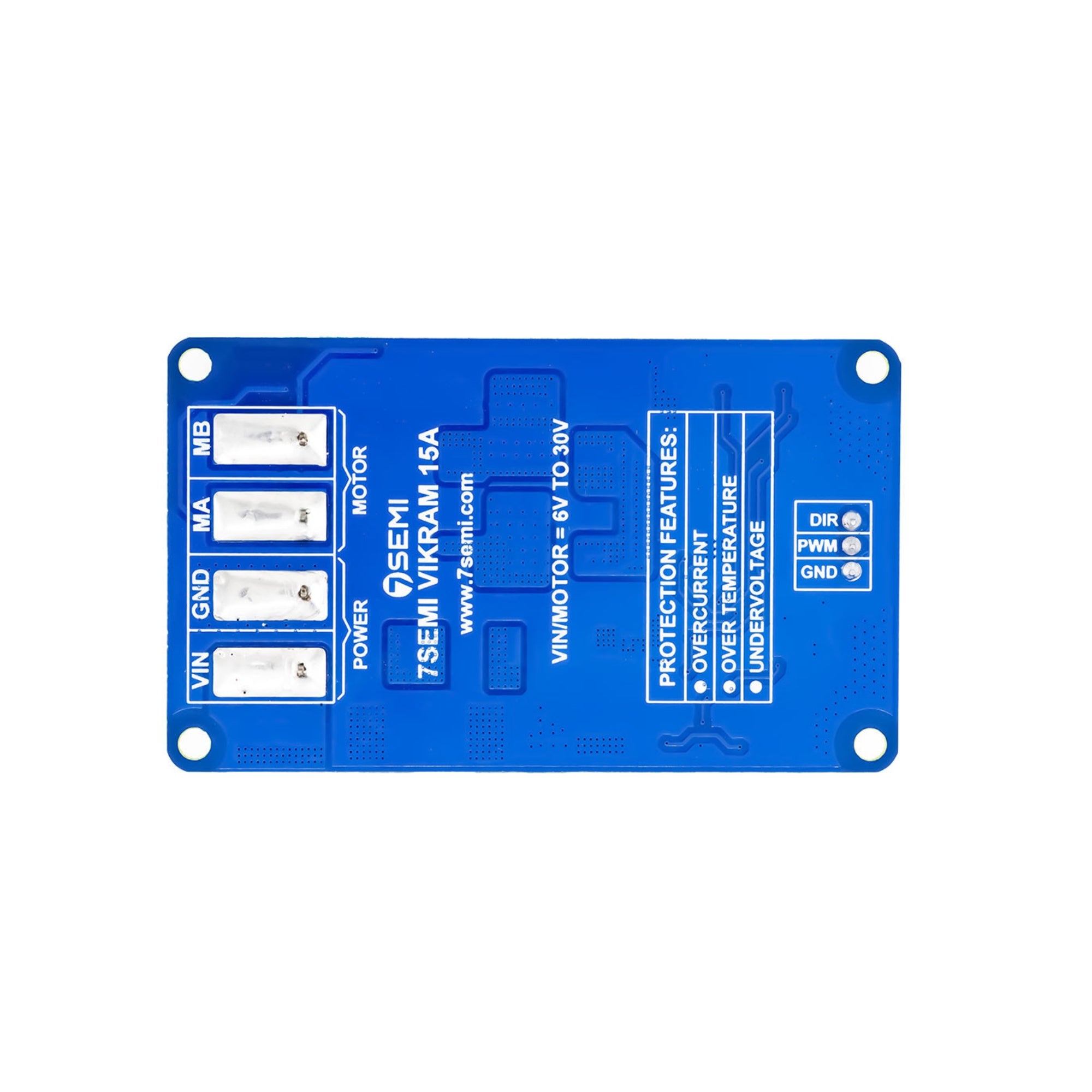 7Semi 30V 15A Single Channel Motor Driver Vikram-3015