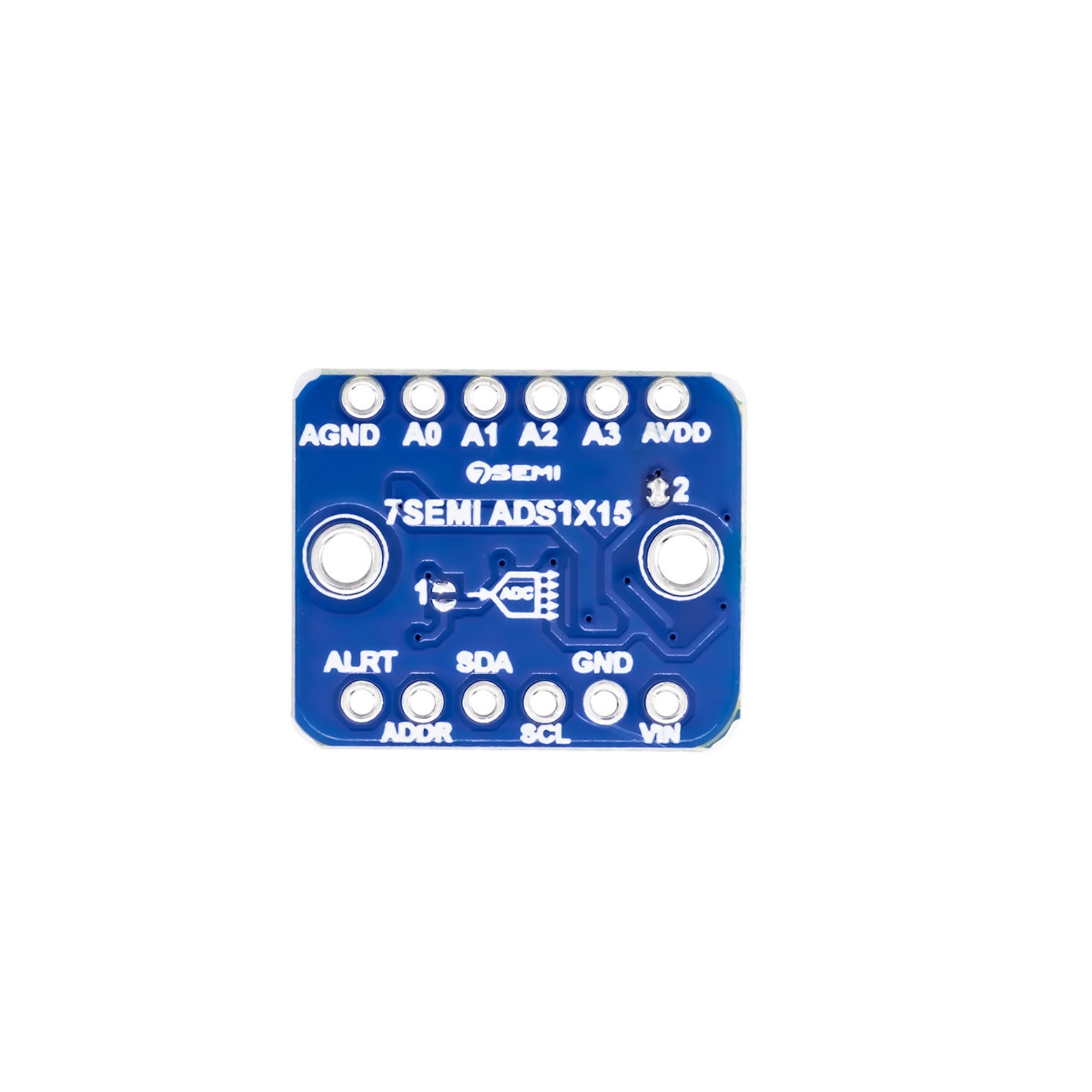 7Semi ADS1015 12bit 4-Channel ADC Board with PGA I2C