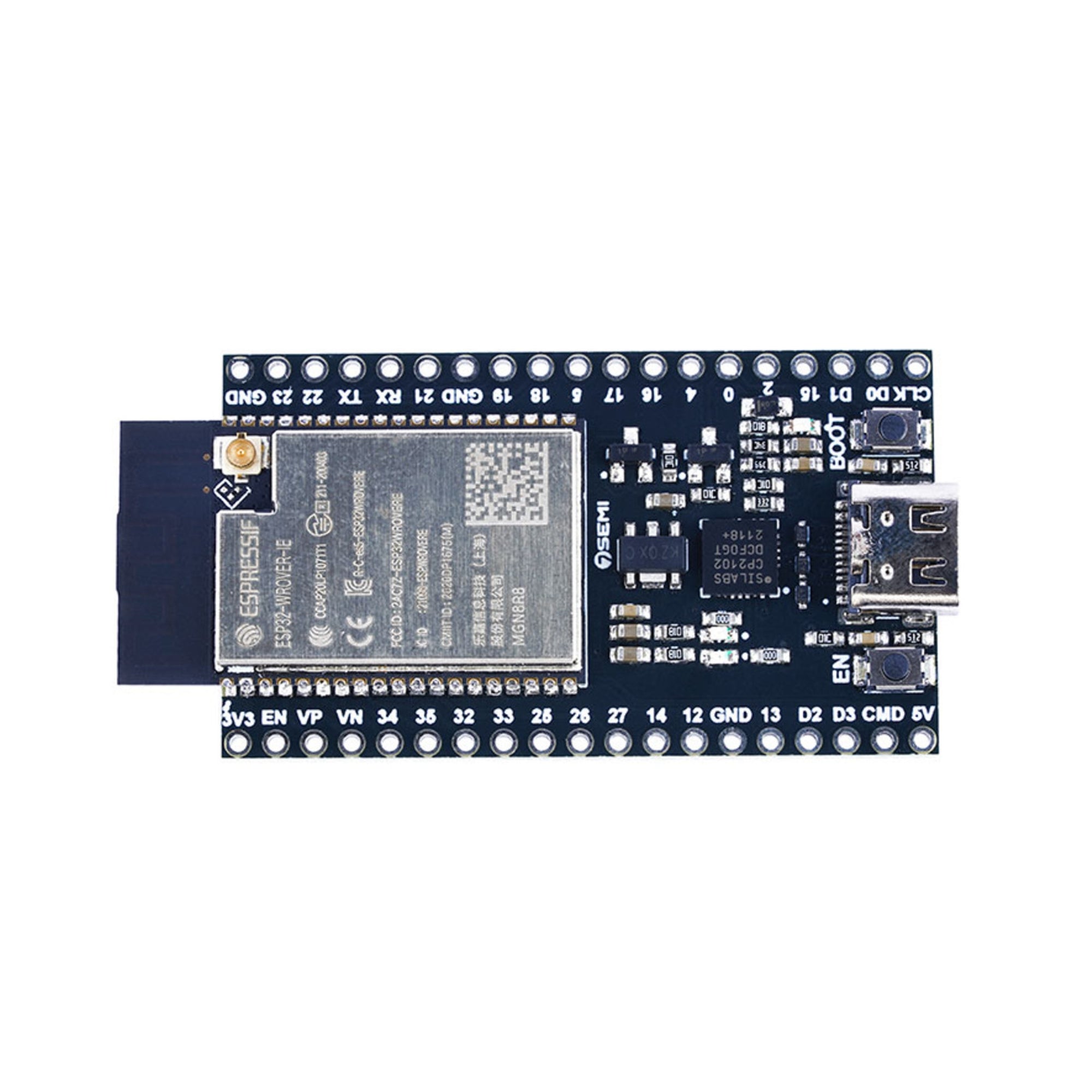 7Semi ESP32-DEVKIT-IE ESP32-WROVER Wifi BLE Development Board, 8MB, IPEX