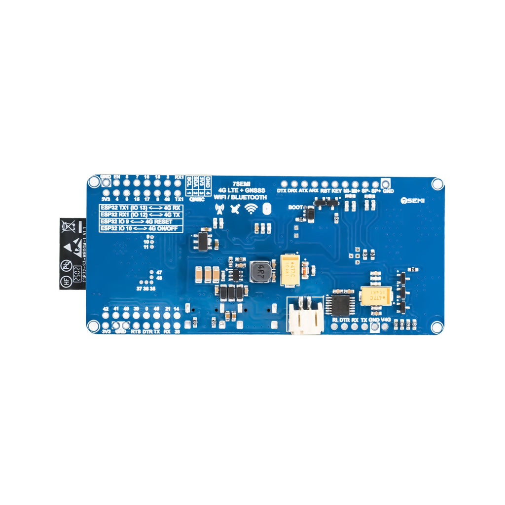 7Semi ESP32-S3 EC200U 4G LTE Cat-1 WiFi Bluetooth GNSS IoT Smart Modem