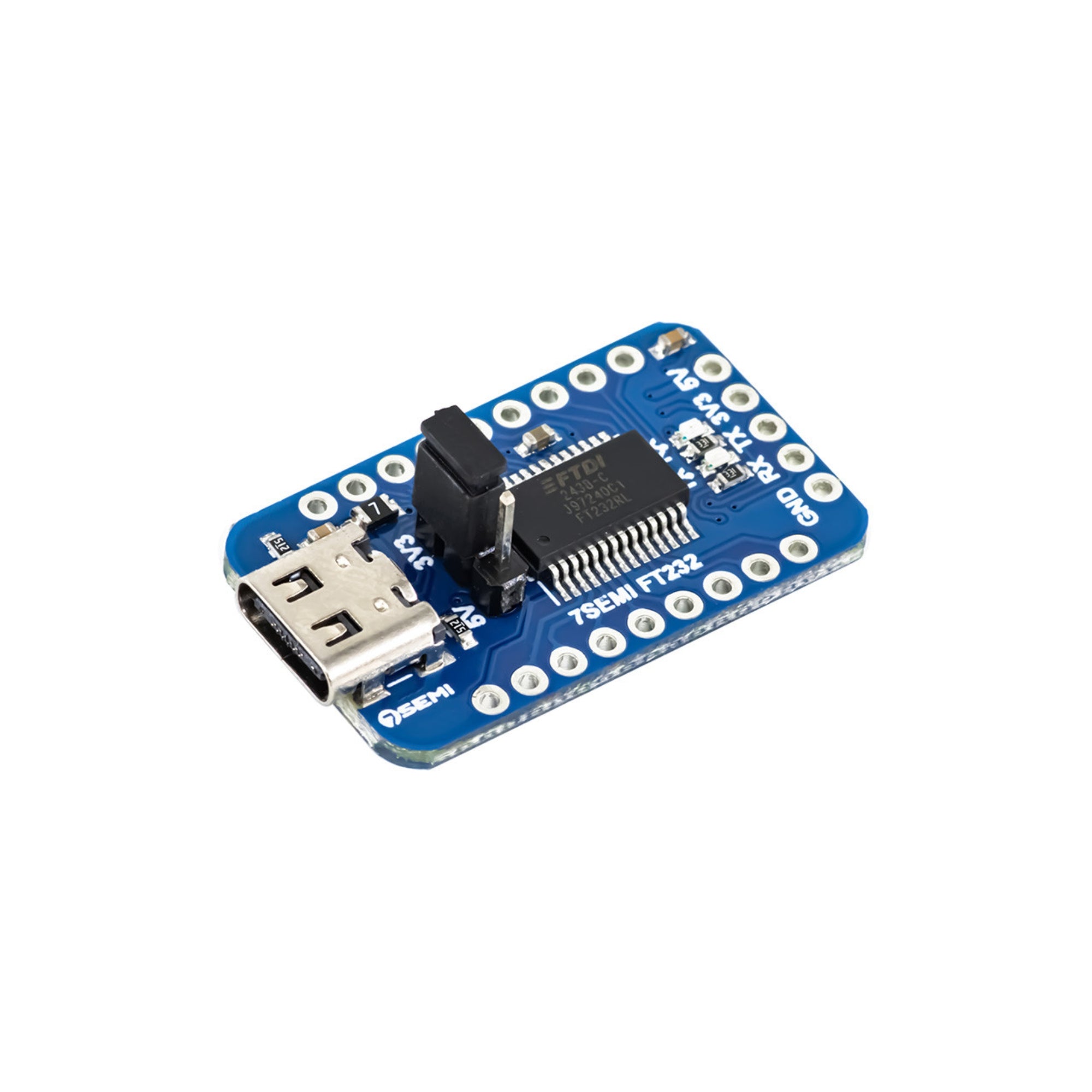 7Semi FT232 USB-C UART Board, USB To UART TTL Communication Module