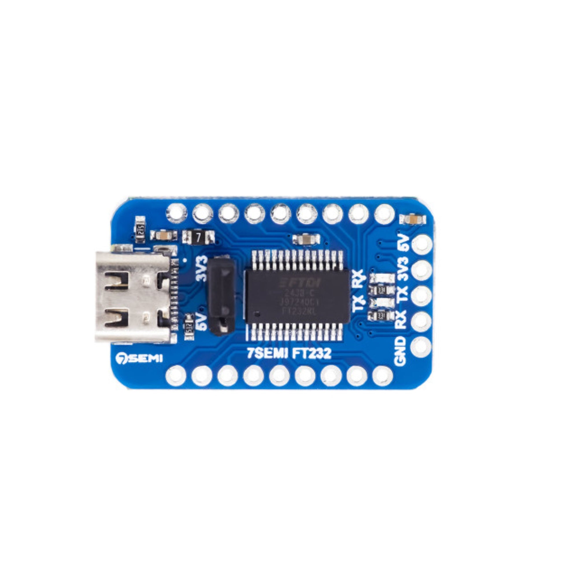 7Semi FT232 USB-C UART Board, USB To UART TTL Communication Module
