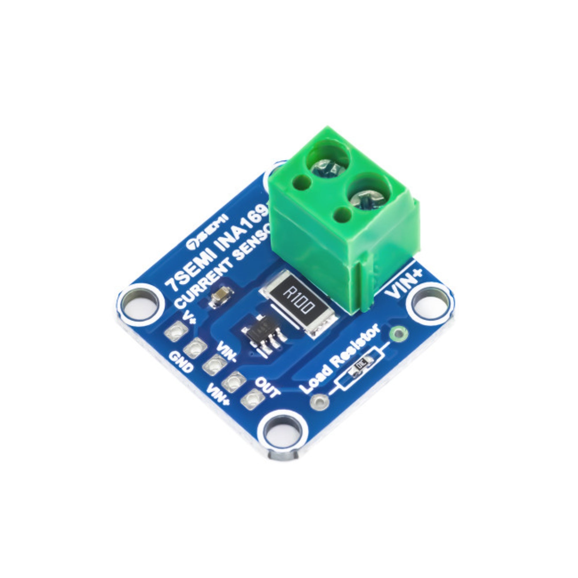 7Semi INA169 60V 5A Analog DC Current Sensor Breakout
