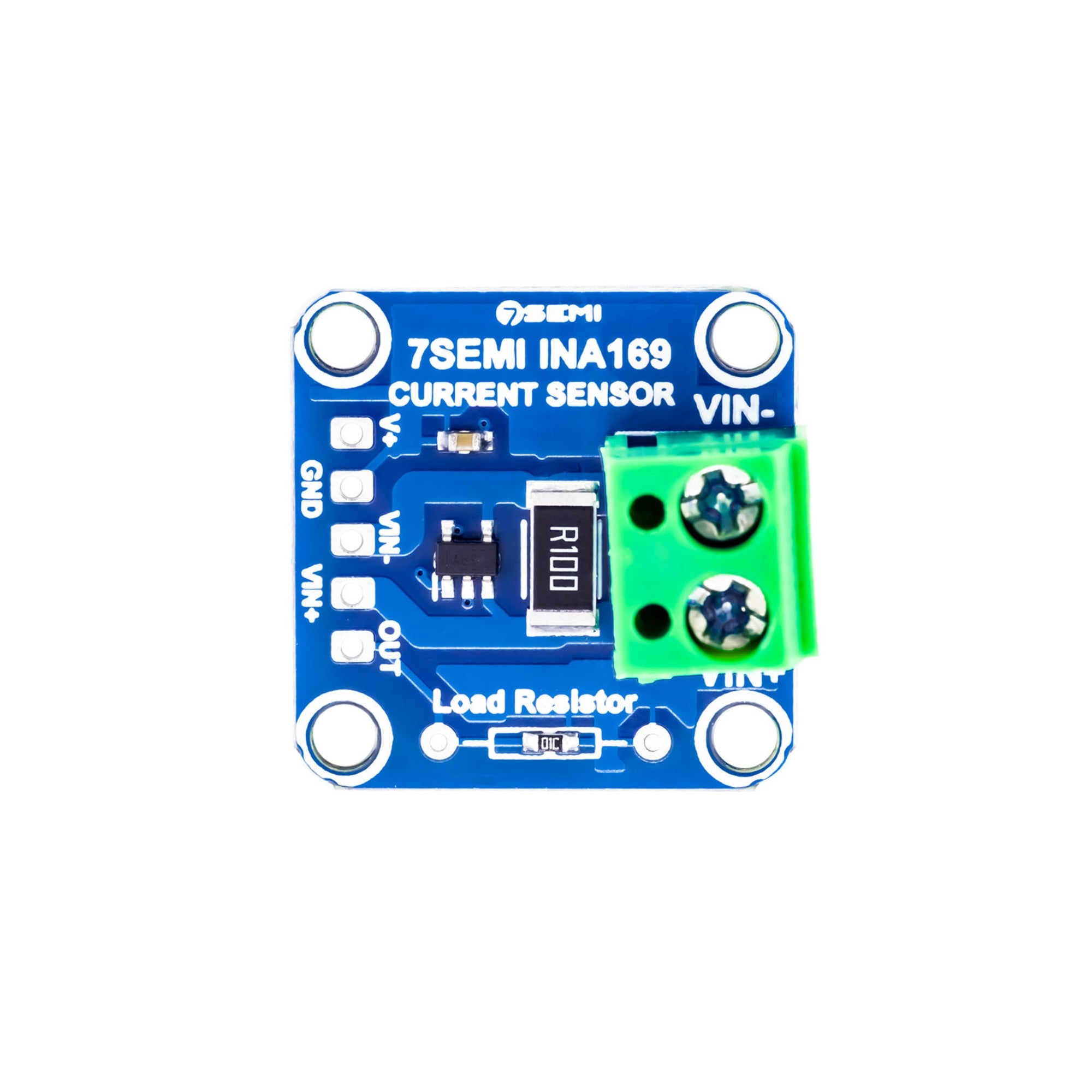 7Semi INA169 60V 5A Analog DC Current Sensor Breakout