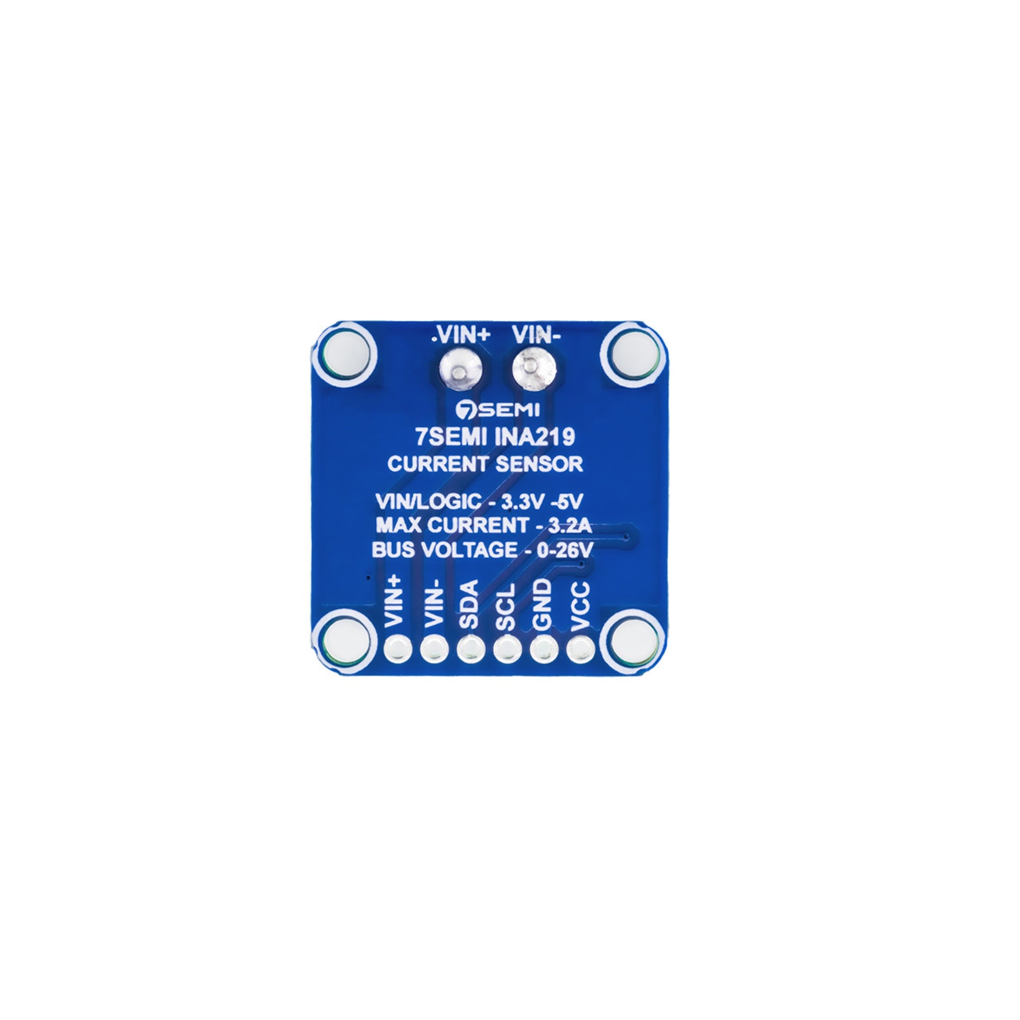 7Semi INA219 Voltage, Current, Power Monitor Sensor Breakout I2C