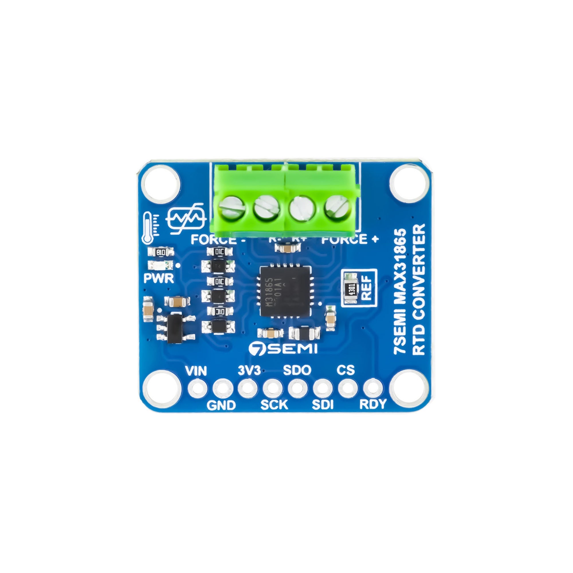 7Semi PT1000 RTD 2-Wire Temperature Sensor Amplifier Breakout Board - MAX31865