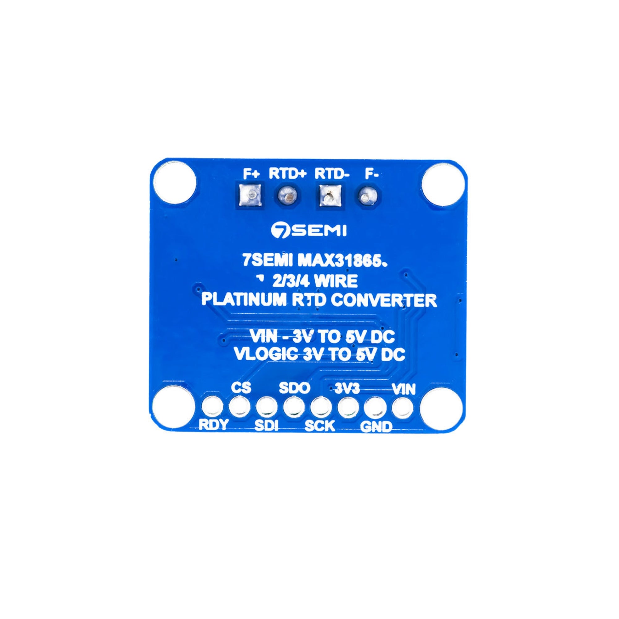 7Semi PT1000 RTD 3-Wire Temperature Sensor Amplifier Breakout - MAX31865