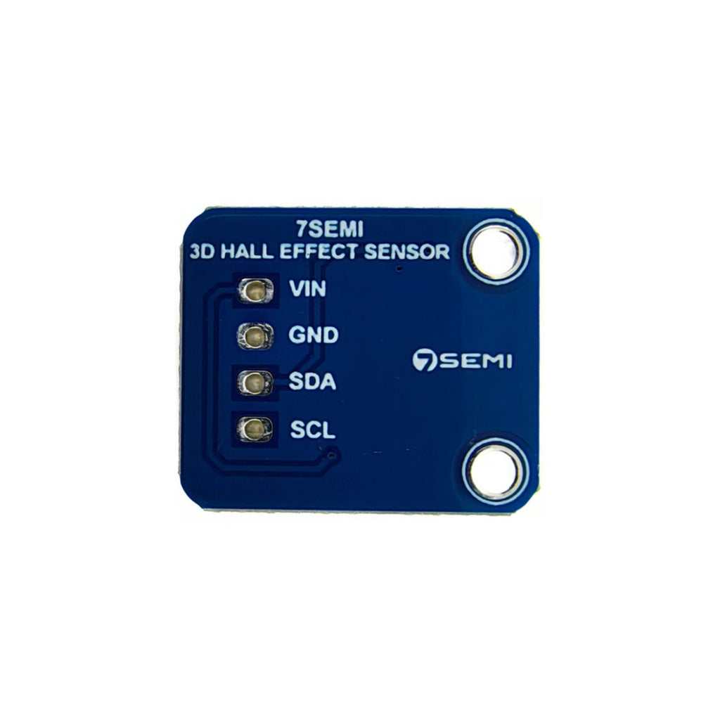 7Semi TMAG5273 Linear 3D Hall-effect Sensor with 4Pin Connector