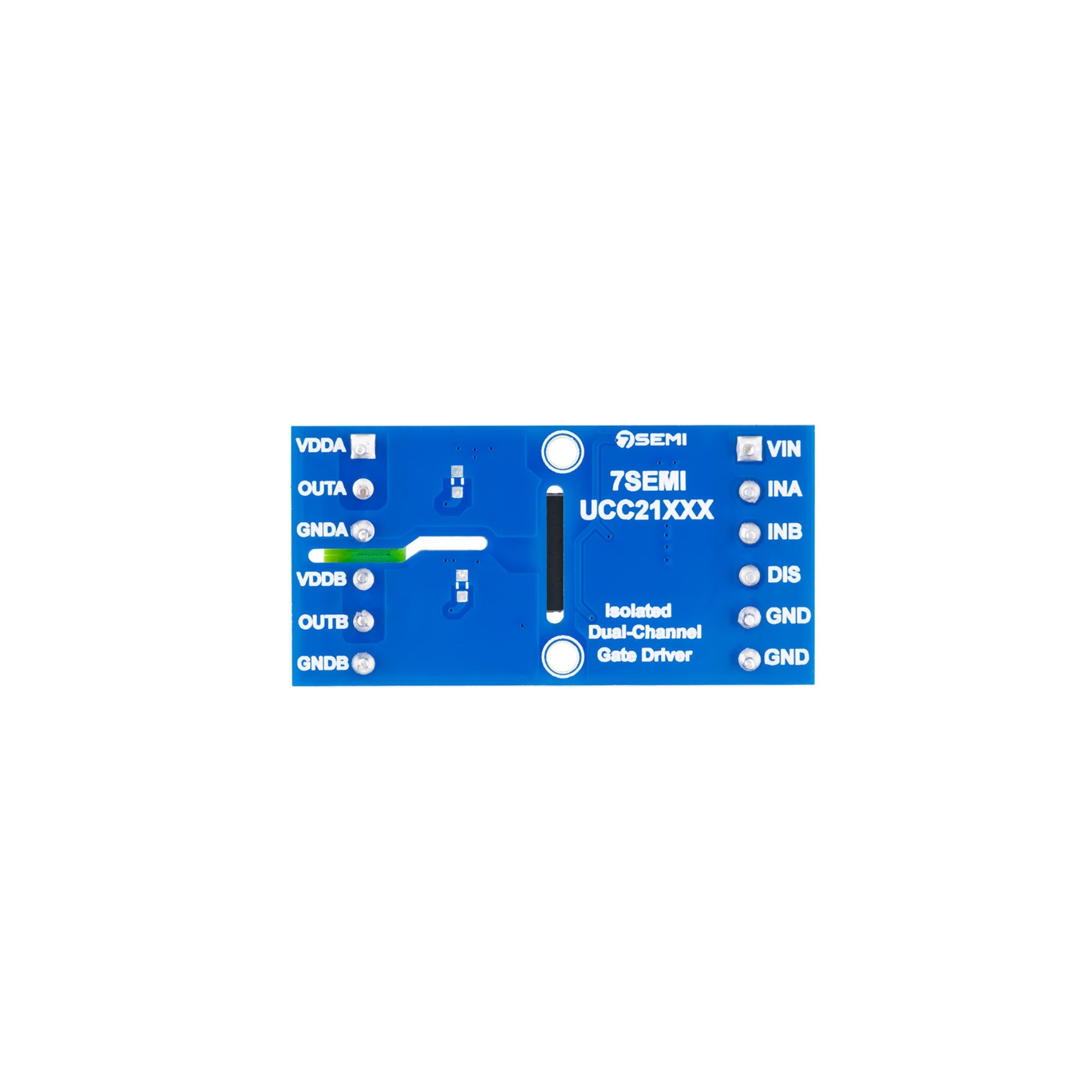 7Semi UCC21220A Dual-channel Isolated Gate Driver Breakout