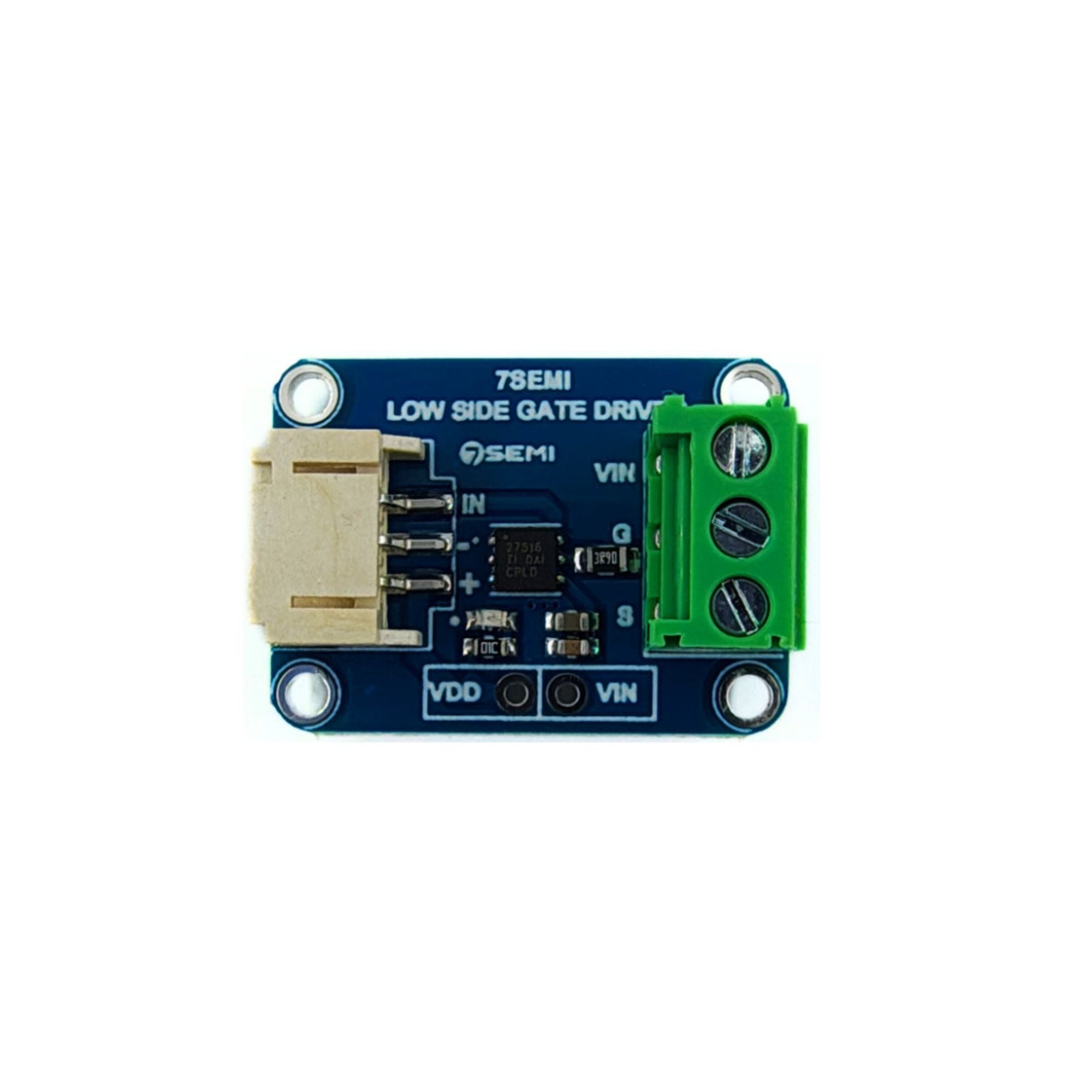 7Semi UCC27516 Gate Driver Breakout Board (4A Peak-Source/Peak-Sink)