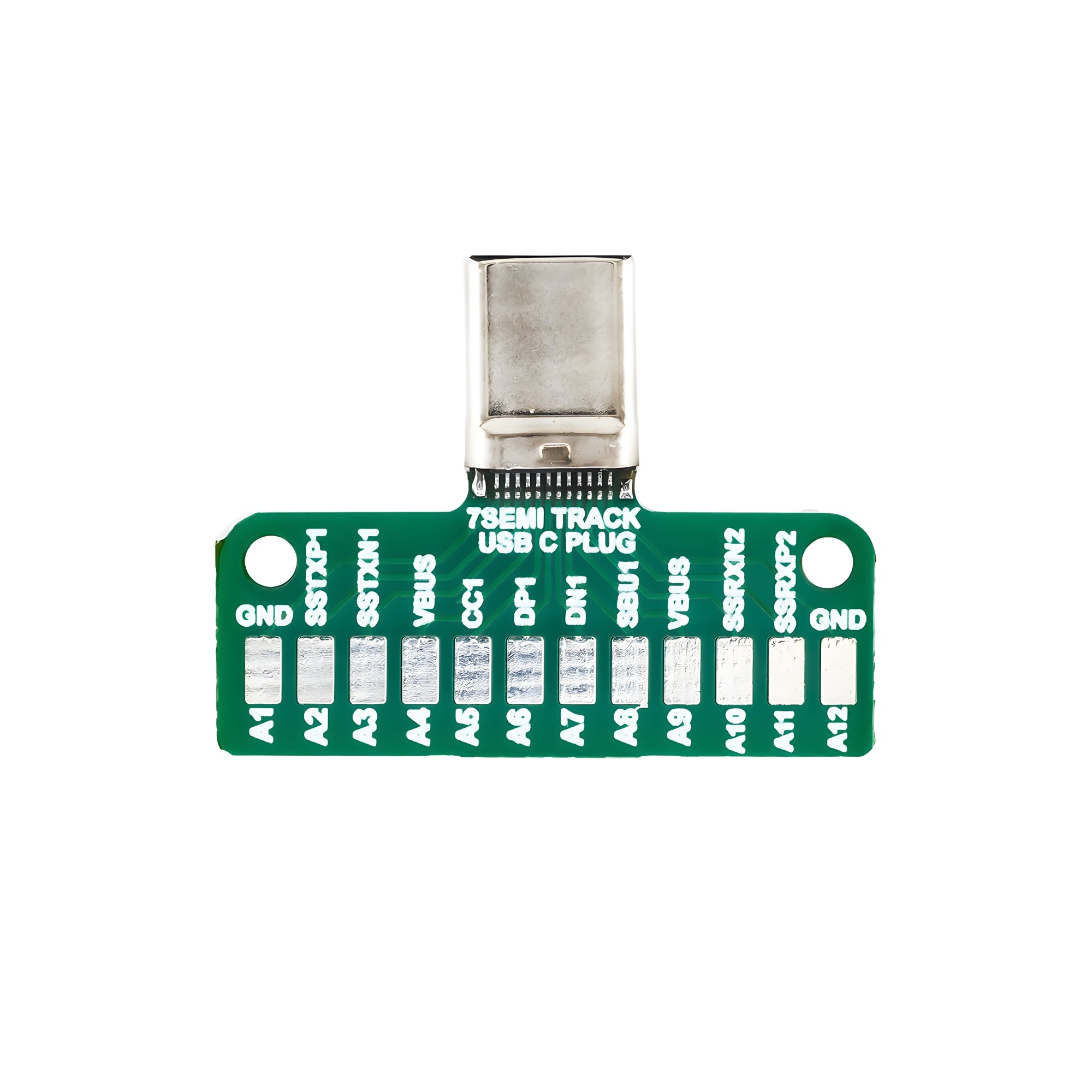 7Semi USB-C 3.1 Male Breakout 24 Pins PCB Type-C Connector