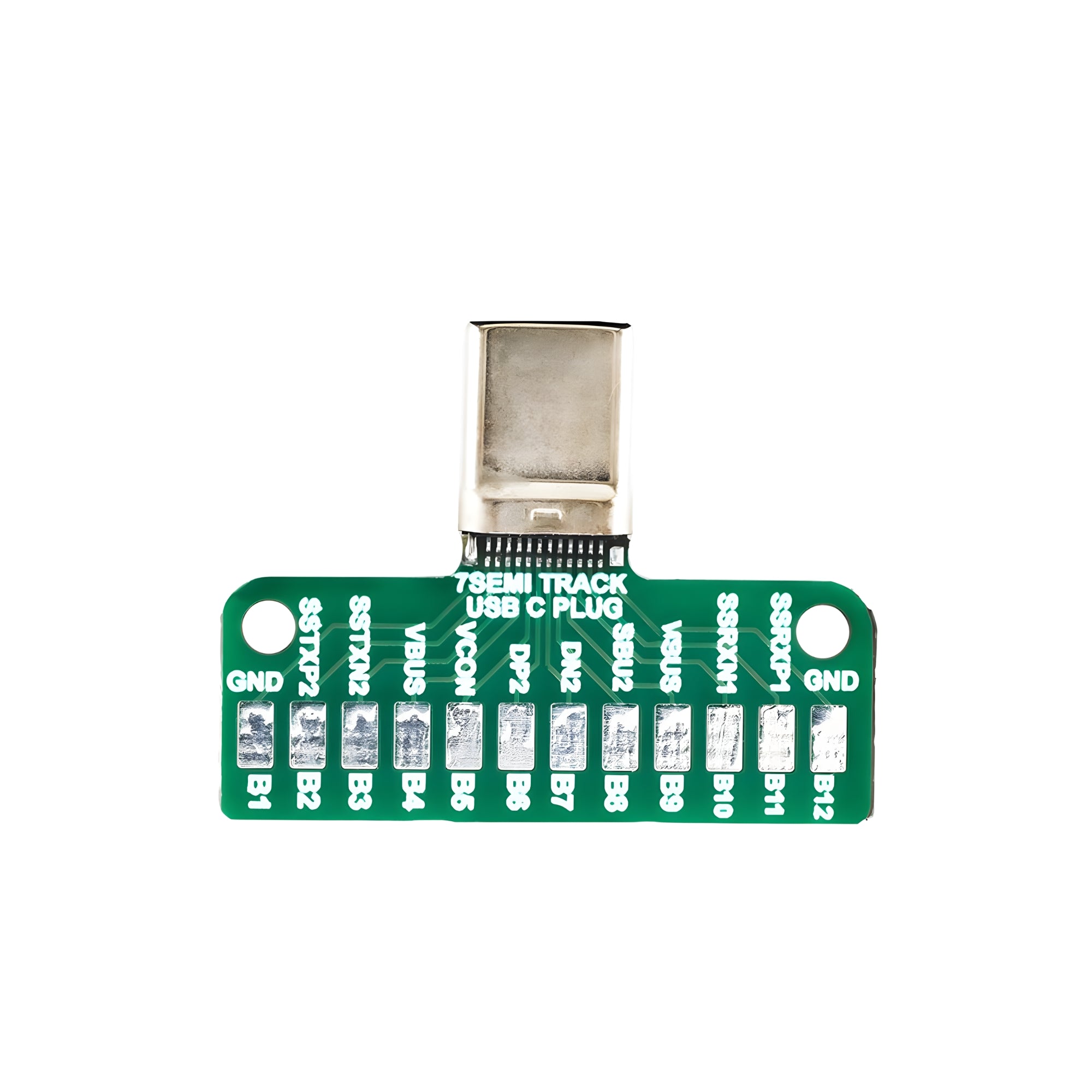 7Semi USB-C 3.1 Male Breakout 24 Pins PCB Type-C Connector
