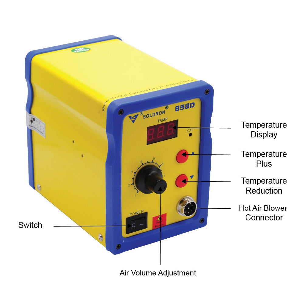 SOLDRON 858D Hot Air Soldering Station