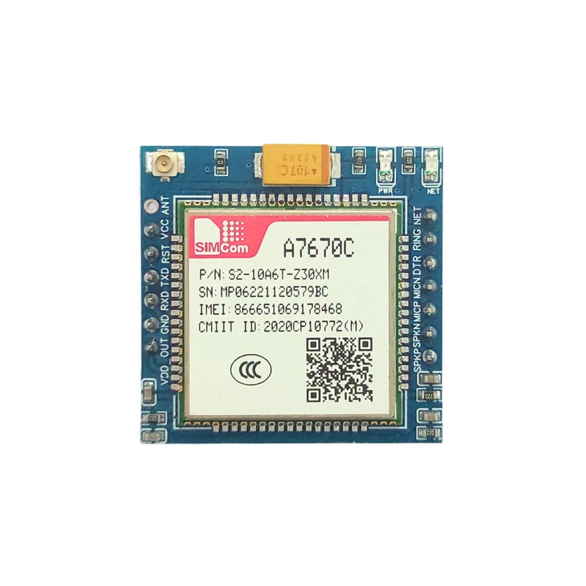 GSM SIMA7670C 4G BREAKOUT BOARD (Ver 1.1)