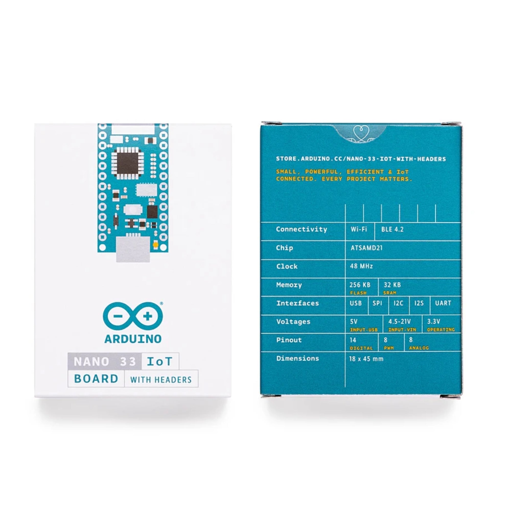 Arduino Nano 33 IOT With Header