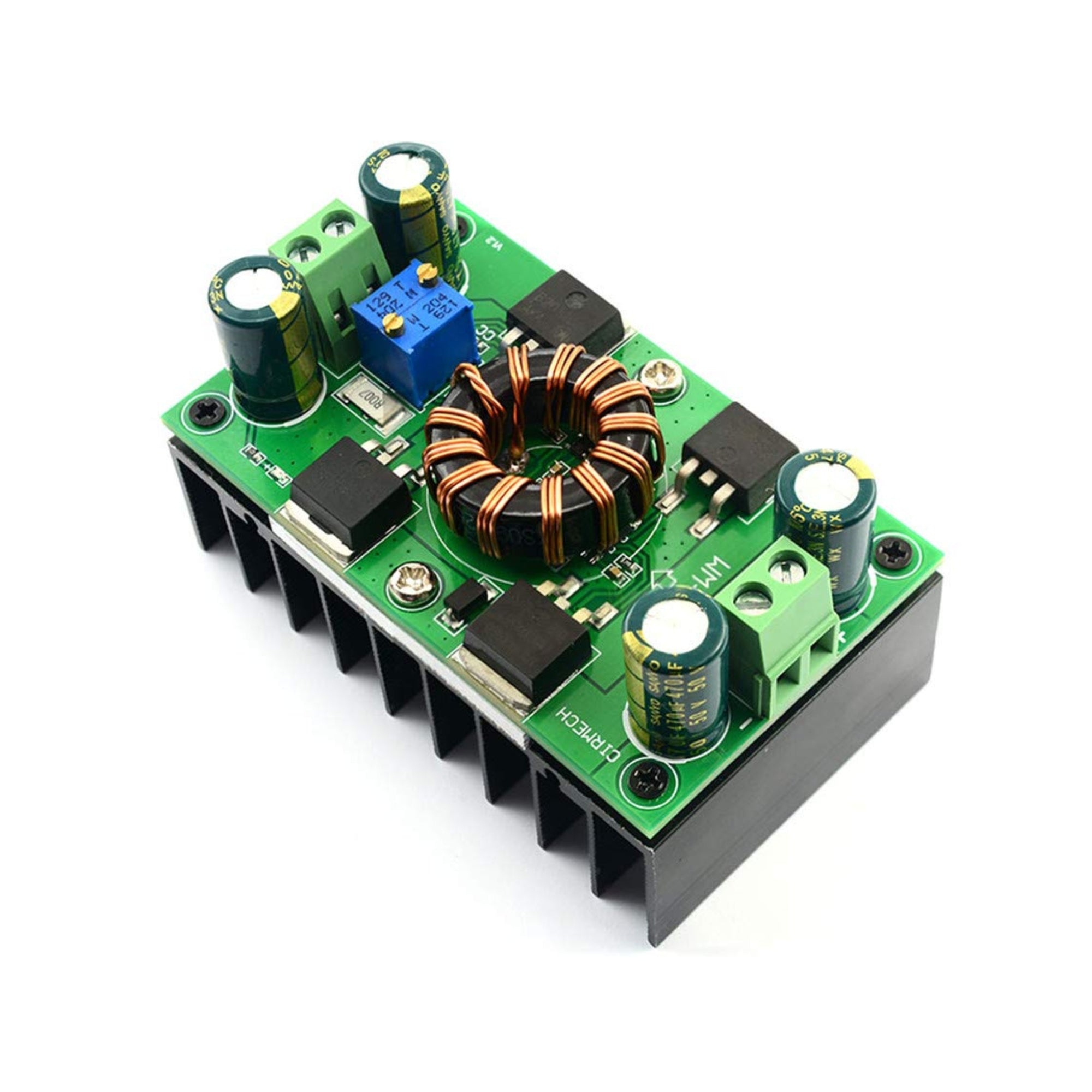Auto Boost Buck Converter, 5A(Max 10A) DC 5V-30V to 1.25-30V Voltage Regulator Constant Voltage Constant Current CV CC Auto Step-Up/Down Boost Converter Solar Charging Power Supply Module 150W