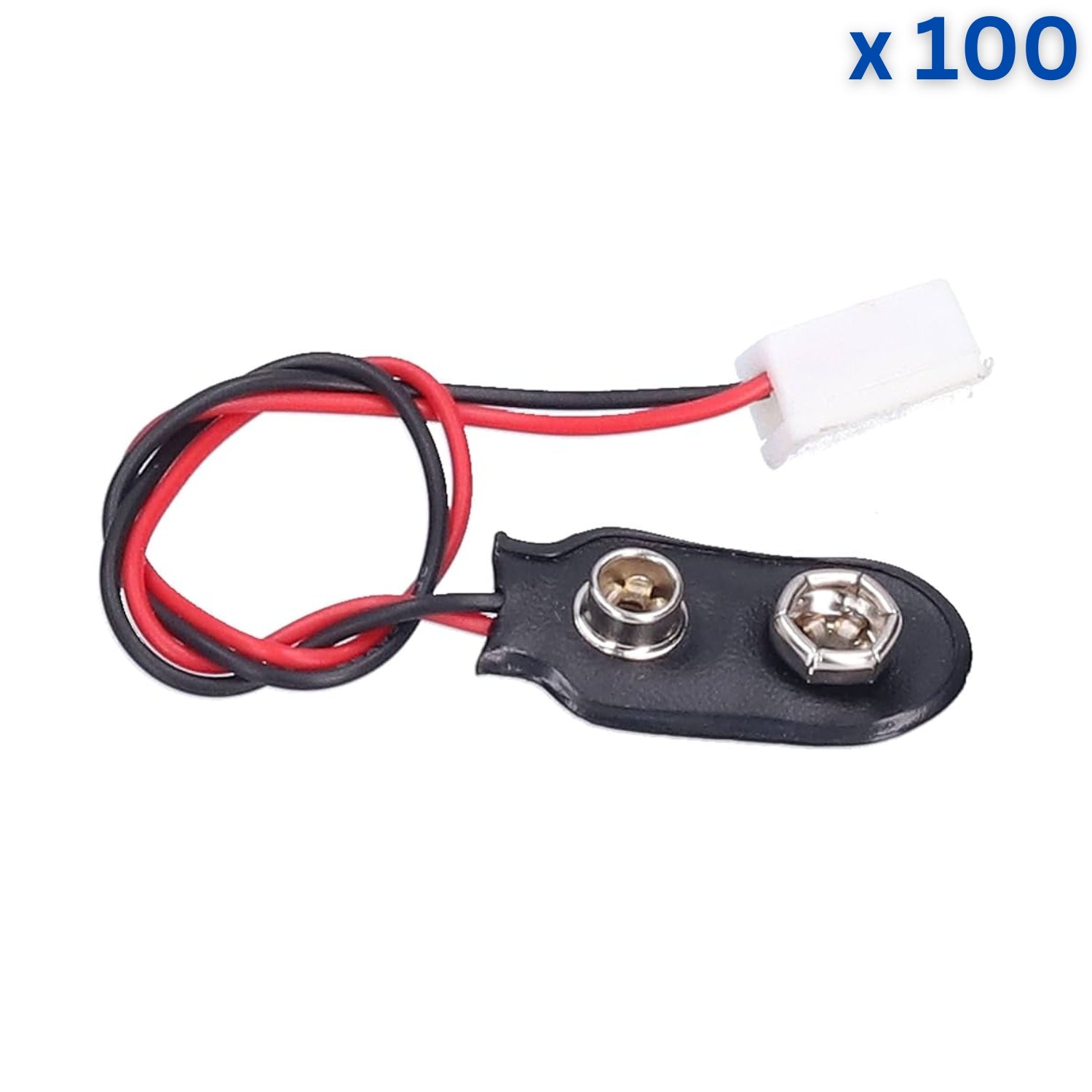 Black Battery Snap with 2510 Connector