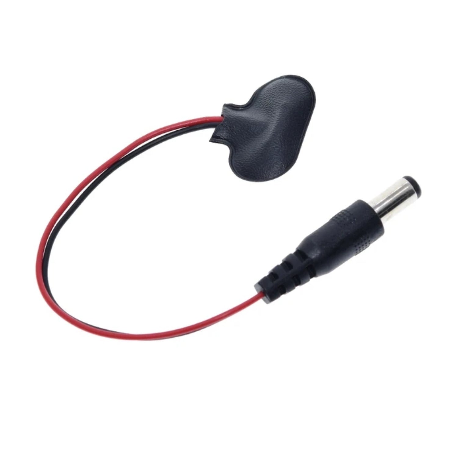 Black Battery Snap (T Type) with DC Pin Connector